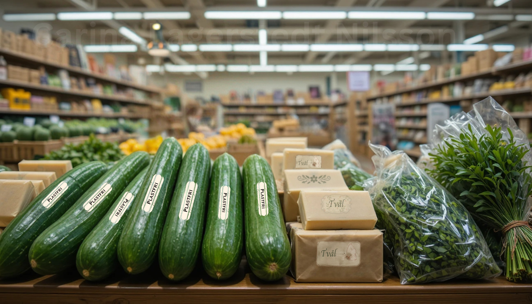 Är plastfria gurkor bättre?