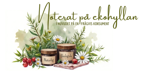 Noterat på ekohyllan